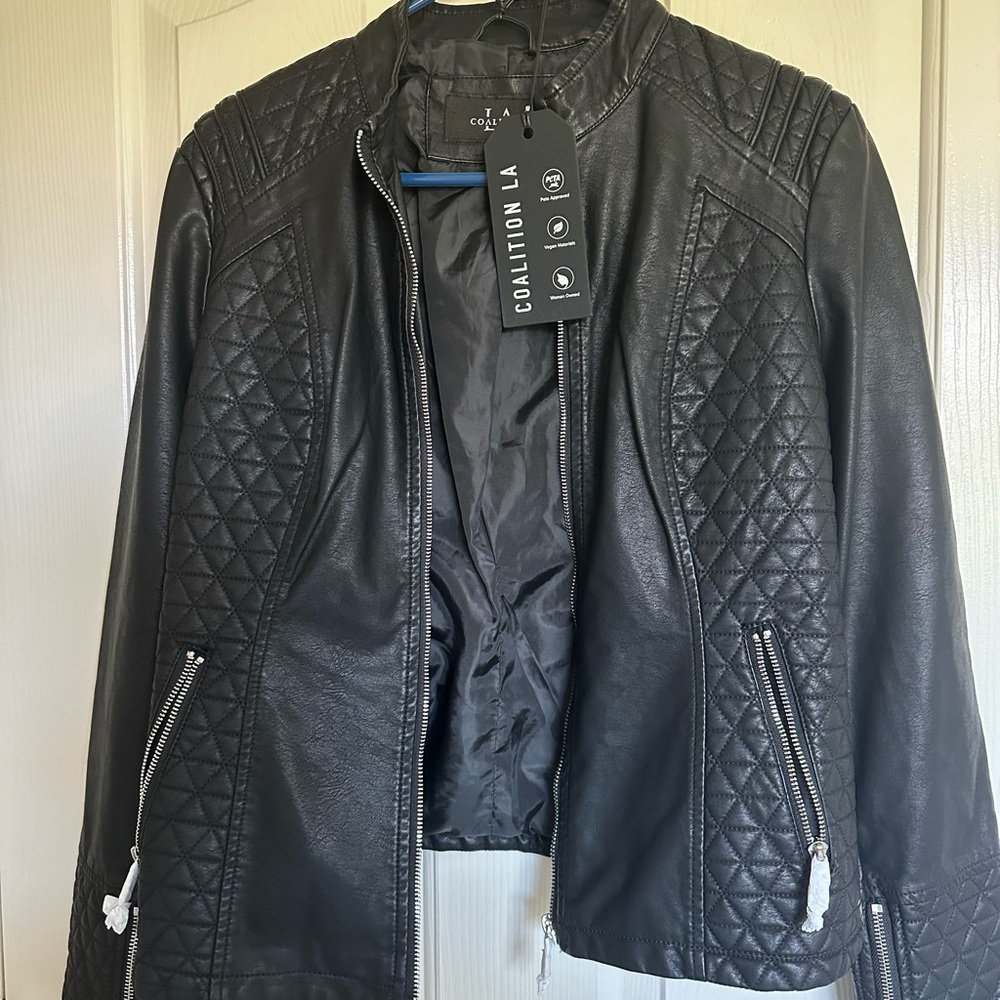 LA Coalition Faux Leather Jacket